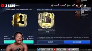 iShowSpeed's MOST INCREDIBLE Fifa Mobile Pack Opening...