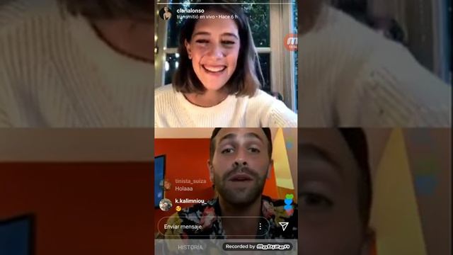 Gastón Vietto & Clara Alonso - VIVO IG #MateAMano [Parte 2] смотреть онлайн