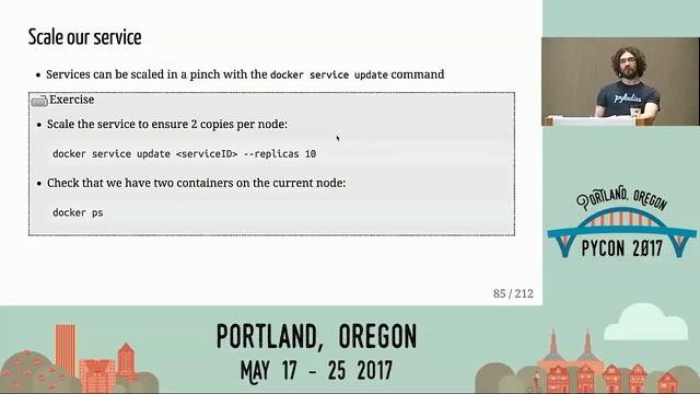Deploy and scale containers with Docker native, open source orchestration PyCon 2017 смотреть онлайн