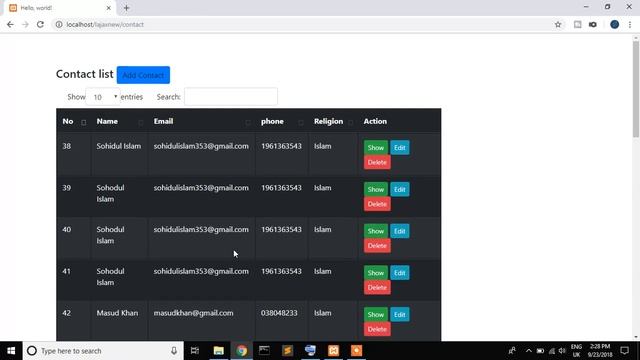 Laravel 5.7 & Ajax tutorial part : 1 смотреть онлайн