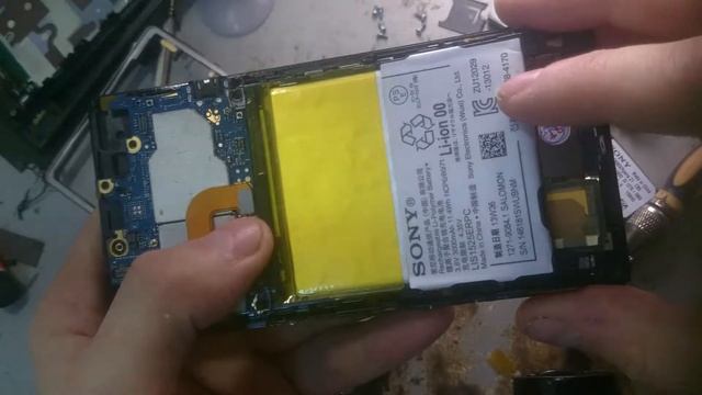 Sony z1 замена дисплейного модуля в рамке смотреть онлайн