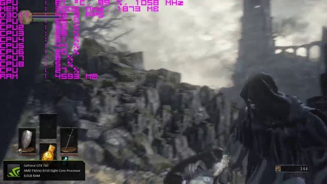 Dark Souls 3 - GTX 760 - FX-8150 - 8GB RAM - 1080p смотреть онлайн