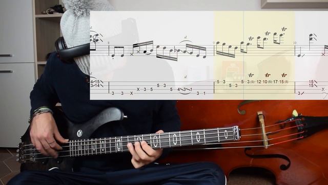 GROOVE N 4 FUNK !!! LET'S STUDY TOGETHER + BASS TAB + SCORE смотреть онлайн