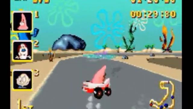Nicktoons Racing (GBA) - All Cups (Medium) смотреть онлайн