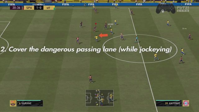 How to defend 1-2 passing in fifa 21 | Quick tutorial смотреть онлайн