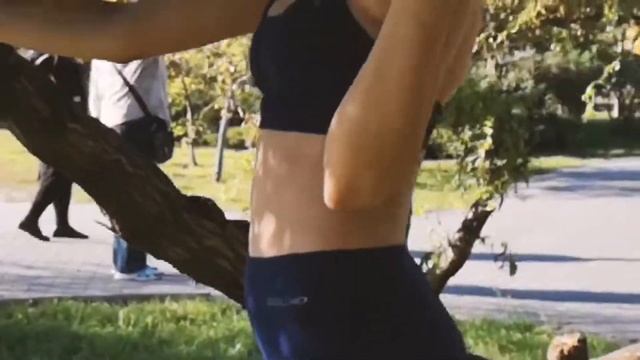 БЭКСТЕЙДЖ. Комплект лосины топ лонгслив от FANDFIT смотреть онлайн