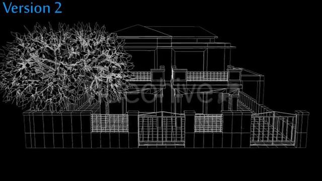 After Effects project - House Wireframe Animation смотреть онлайн