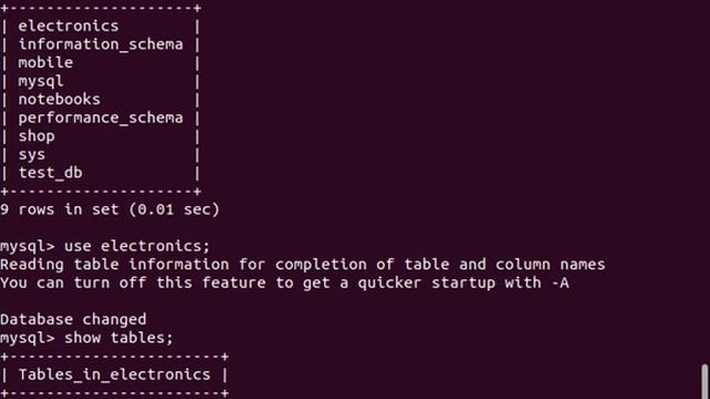 5. Показать какие есть столбцы в таблице #mysql #show_columns смотреть онлайн