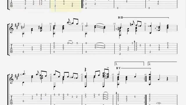 Mazurka-Choro (SCORES) - Heitor VILLA-LOBOS - GUITAR TABS смотреть онлайн