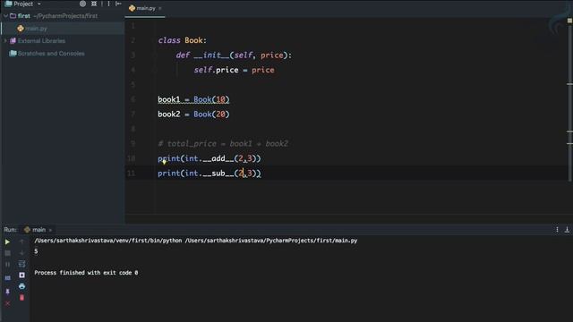 Python - Object Oriented Programming | Operator Overloading смотреть онлайн