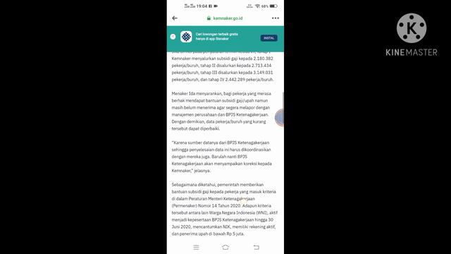 BANTUAN SUBSIDI UPAH TERMIN 2 TAHAP IV SUDAH CAIRR... SILAKAN CEK REKENING KALIAN SEMUAN...BURUANN смотреть онлайн