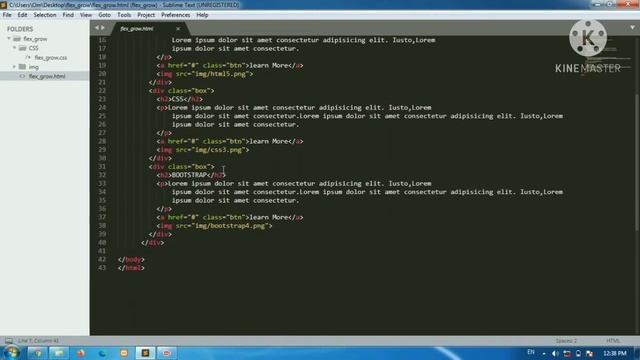 How To Make Services Section Using Flex Grow смотреть онлайн