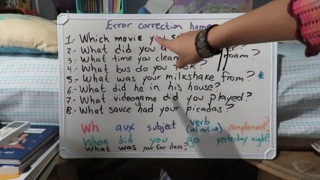 Error correction simple past questions смотреть онлайн
