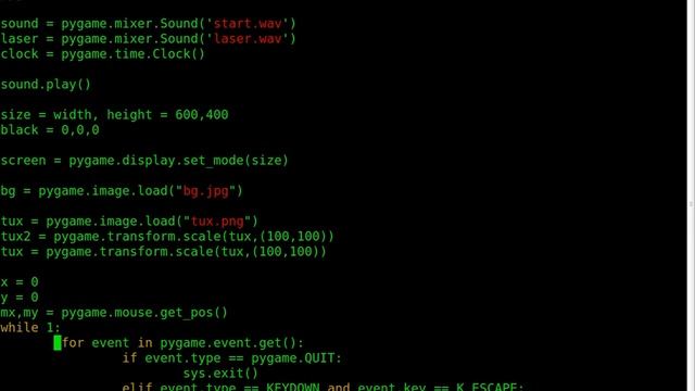 pygame - part 13 - Add a Background Image.ogv смотреть онлайн