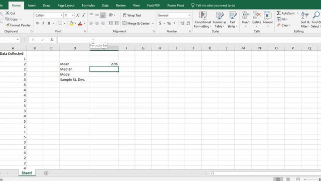 Finding Mean, Median, Mode, and Sample Standard Deviation in Excel смотреть онлайн