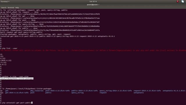 Python What is the purpose pip install --user смотреть онлайн