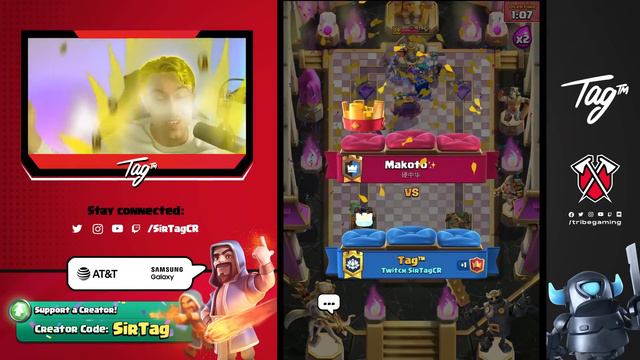 NEW META MENACE! ROYAL GIANT RAGE DESTROYS CLASH ROYALE! смотреть онлайн