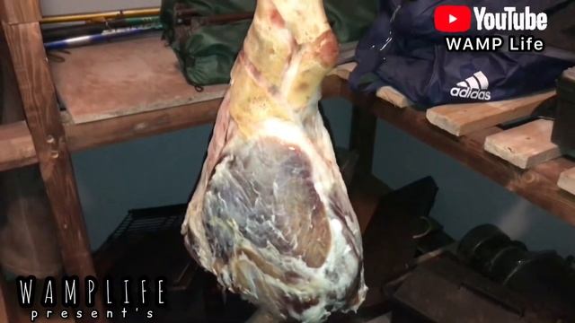 Хамон Серрано в домашних условиях! Начало этапа «сушка». смотреть онлайн