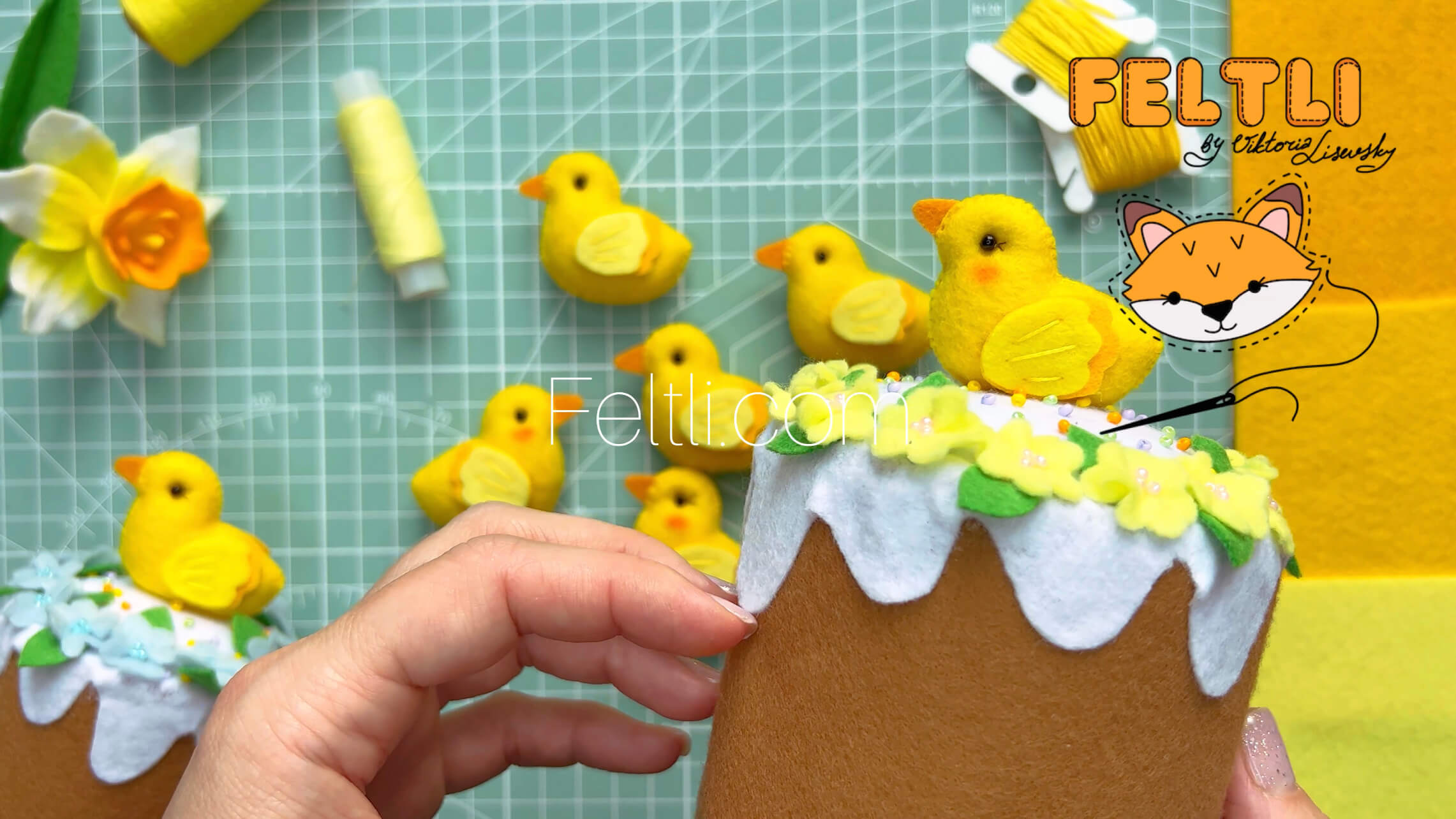 Мастер-класс милый Цыплёнок из фетра своими руками на Пасху смотреть онлайн