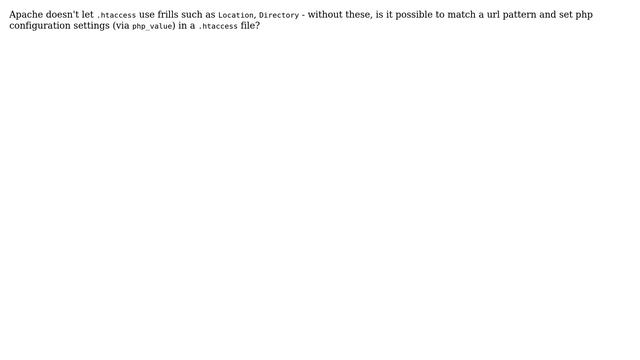 DevOps & SysAdmins: .htaccess - php_value with url match (2 Solutions!!) смотреть онлайн