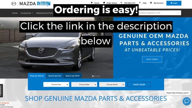 2013-2016 Mazda CX-5 Hood Air Deflector | Genuine OEM 00008PR04 смотреть онлайн
