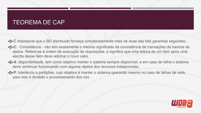 Teorema de CAP e Propriedades BASE смотреть онлайн