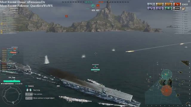 World of Warships 0.5.13.1 - Carrier Fail Ram смотреть онлайн