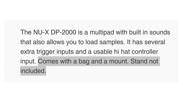 NUX DP-2000 First Impressions