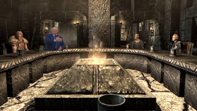 Лукашенко объясняет довакину и остальным причину конфликта Братьев бури и Империи смотреть онлайн