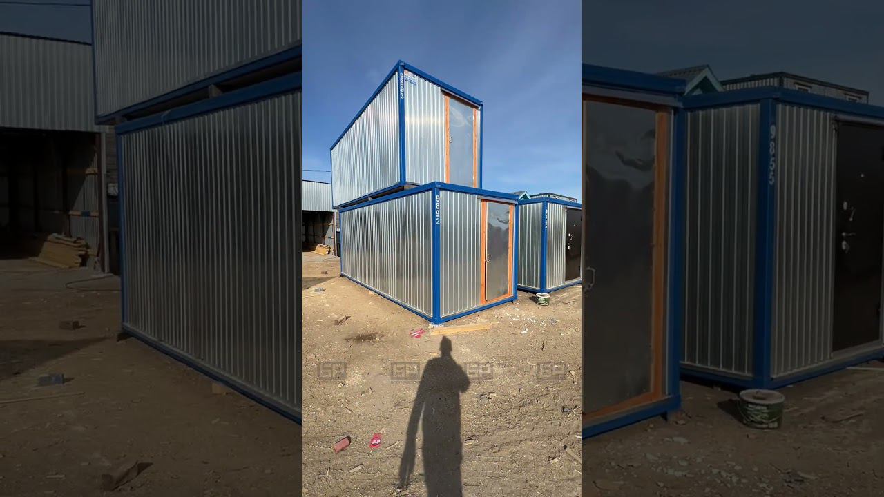 Бытовка БК-1 в комплектации "Эконом" смотреть онлайн