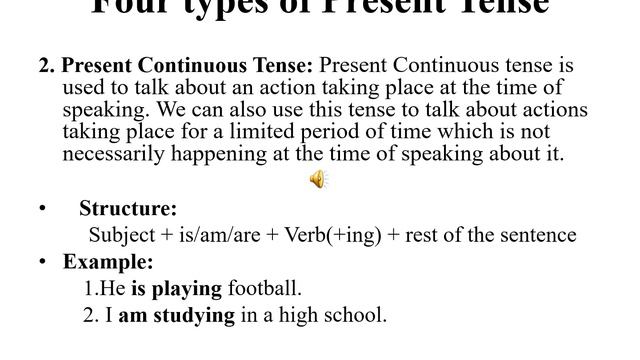 Std VIII English Tenses Present Tense смотреть онлайн
