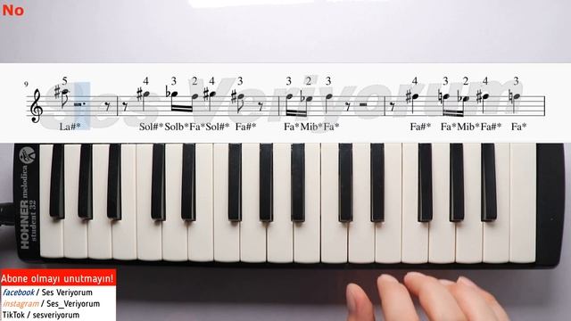 DOORS ROBLOX Müziği Melodika Notaları - Ses Veriyorum смотреть онлайн