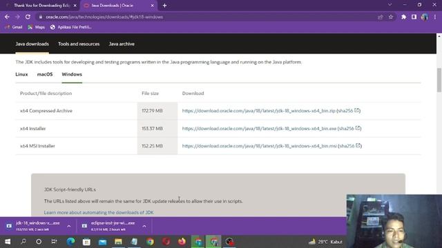 Proses Bagaimana Cara Download Jdk 18 dan TextEditor Eclips dengan benar смотреть онлайн