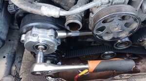 замена верхнего сальника распредвала субару часть 2