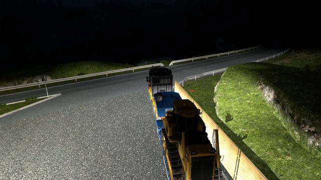 Конвой тяжей по Европе в Euro Truck Simulator 2 (ETS2) смотреть онлайн