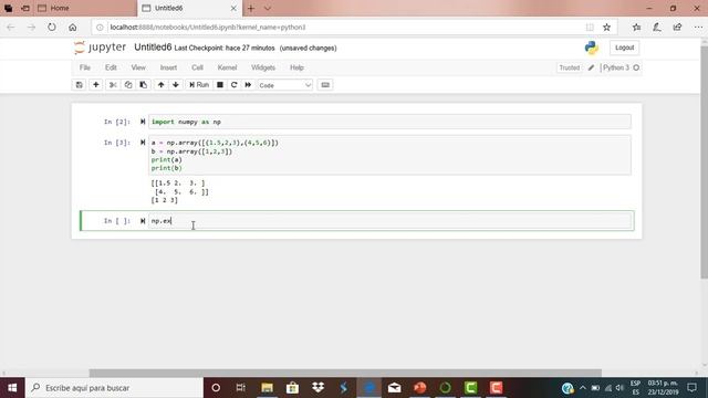 Cómo realizar operaciones Matemáticas con Numpy смотреть онлайн