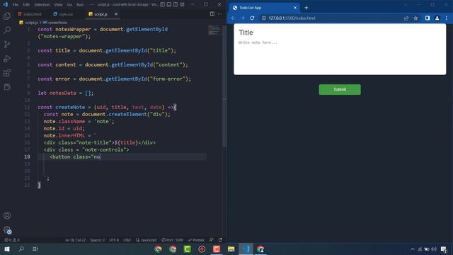 JavaScript Todo List App With Local Storage Using HTML, CSS & JavaScript смотреть онлайн
