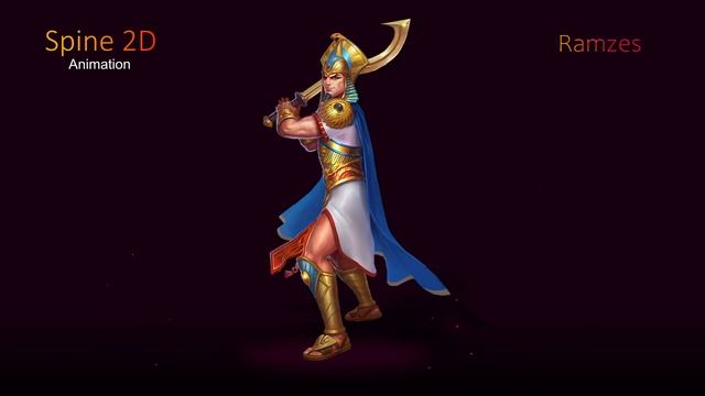 Spine 2D animation. Ramzes смотреть онлайн