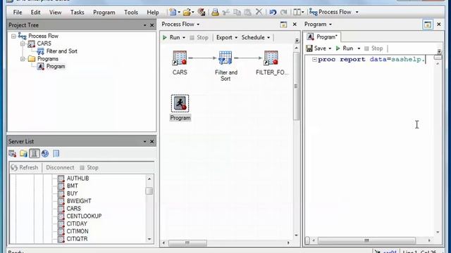SAS EG. AutoSave смотреть онлайн