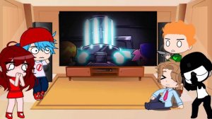 Impostor B-Sides + Cutscenes || Fnf React To Among Us/Black Imposter