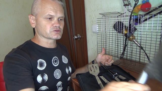 Поварской инвентарь. Набор три предмета для барбекю. Удобно готовить на мангале и барбекю, гриле смотреть онлайн