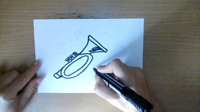 CÓMO DIBUJAR UN INSTRUMENTO MUSICAL /COMMENT DESSINER UN INSTRUMENT DE MUSIQUE смотреть онлайн