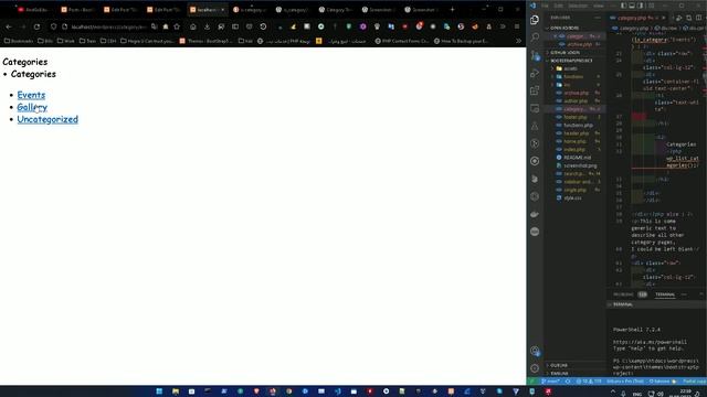 Custom WordPress Theme Development (2022)#17 - Custom category page , category.php смотреть онлайн