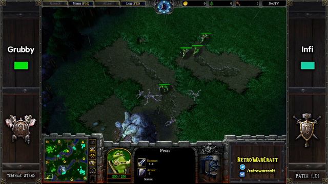 Grubby (Orc) vs Infi (Hu) Игра 1 [Make Games Colorful 2007] Retro WarCraft 3 RN33 смотреть онлайн