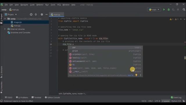 How to Unzip any File || Python project смотреть онлайн