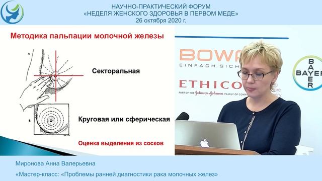 «Мастер-класс: «Проблемы ранней диагностики рака молочных желез» Миронова Анна Валерьевна смотреть онлайн