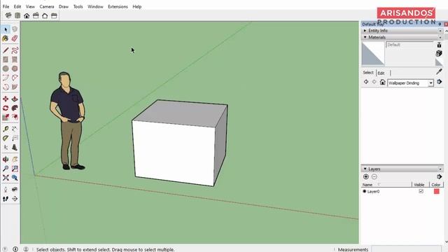 Menambahkan Koleksi Texture Material di Aplikasi Sketchup смотреть онлайн