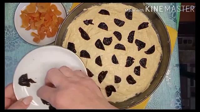 Все будут в восторге...!!! Пирог с курагой и черносливом..mp4