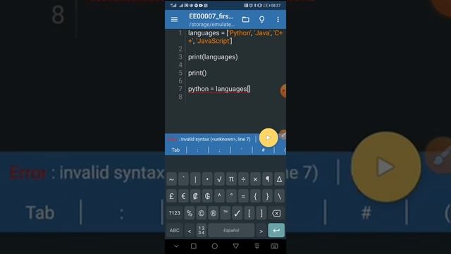Python ? on Android: 7 Get the First and Last Elements from a List смотреть онлайн