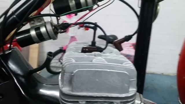 Проливка камер сжатия цилиндров и настройка зажигания Юпитер 5 смотреть онлайн